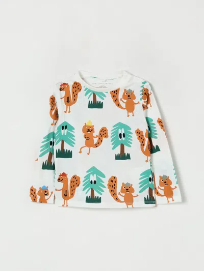 Stella Mccartney Babies' T-shirt  Kids Kids Color Multicolor In White