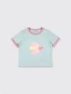 Stella Mccartney Kids Dove Printed T-shirt In Blue