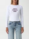 Stella Mccartney Slogan Print Long-sleeved T-shirt In Beige