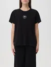 Stella Mccartney Lovestruck Logo Cotton T-shirt In Black