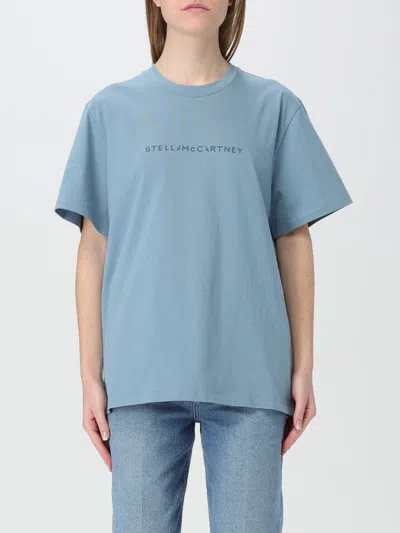 STELLA MCCARTNEY T-SHIRT STELLA MCCARTNEY WOMAN COLOR BLUE,G46038009