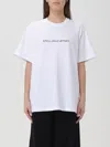 Stella Mccartney Stella Mc Cartney White Crew Neck T Shirt With Logo In White