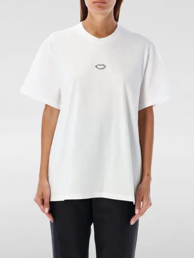 STELLA MCCARTNEY T-SHIRT STELLA MCCARTNEY WOMAN COLOR WHITE,F88062001