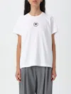 Stella Mccartney Iconic Mini Heart T Shirt In Weiss