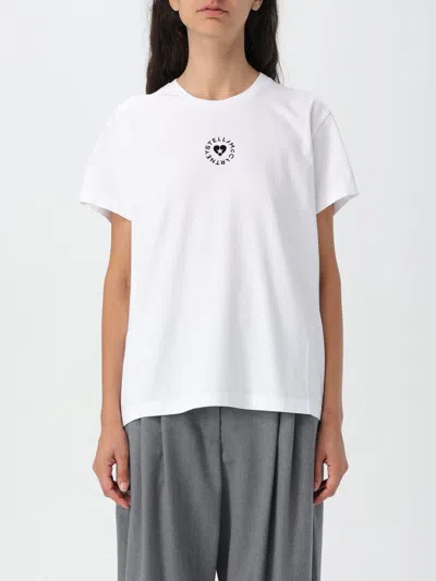 STELLA MCCARTNEY T-SHIRT STELLA MCCARTNEY WOMAN COLOR WHITE,F85631001