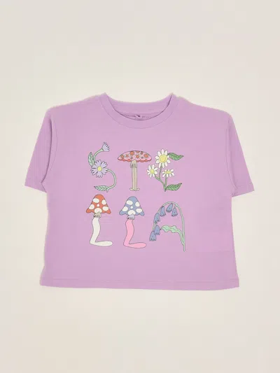 Stella Mccartney Kids' T-shirt T-shirt In Purple
