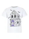 Stella Mccartney White T-shirt For Boy With Hunted House In White