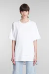Stella Mccartney Floral Printed Panelled T-shirt In White