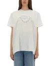 Stella Mccartney Relaxed-fit T-shirt With Lace Insert