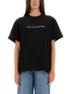 Stella Mccartney T-shirt With Logo Print And Crew Neckline