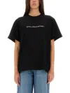Stella Mccartney T-shirt With Logo Print And Crew Neckline