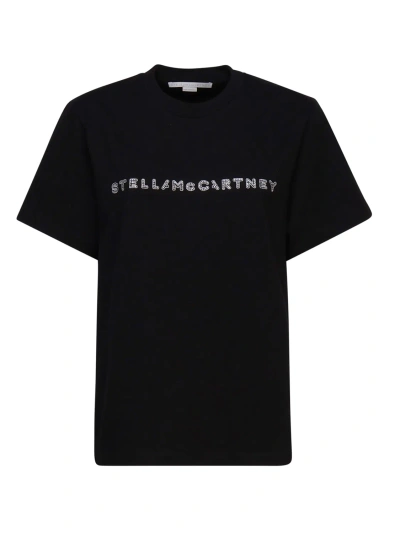 Stella Mccartney T-shirt With Logo In Black