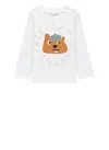 Stella Mccartney T-shirt With Logo In Gray