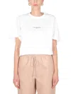 Stella Mccartney Women's T-shirt With Logo In White