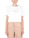 Stella Mccartney T-shirt With Logo In White