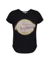 Stella Mccartney T-shirt With Print In Black