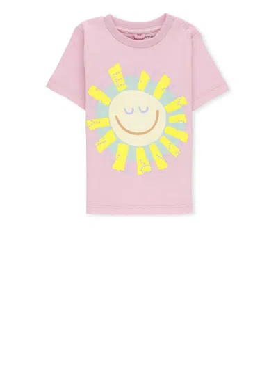 Stella Mccartney Babies' T-shirt With Print In Pink