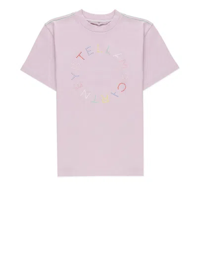 Stella Mccartney Kids' T-shirt With Print In Purple