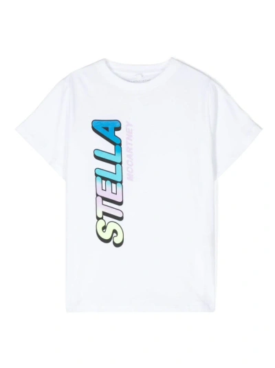 Stella Mccartney Kids' T-shirt With Print In White