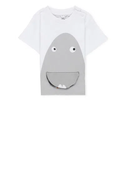 Stella Mccartney Babies' T-shirt With Print In White