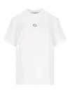 Stella Mccartney Embroidered Star Detail Cotton T-shirt In White