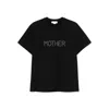 Stella Mccartney Crew Neck Studded Lettering Top