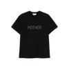 Stella Mccartney Crew Neck Studded Lettering Top
