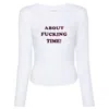 Stella Mccartney Slogan Print Long-sleeved T-shirt