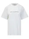 Stella Mccartney Womens Ivory Iconic Logo-print Cotton-jersey T-shirt In Pure White