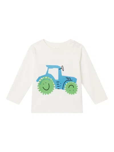 Stella Mccartney Babies' Print T-shirt In Beige