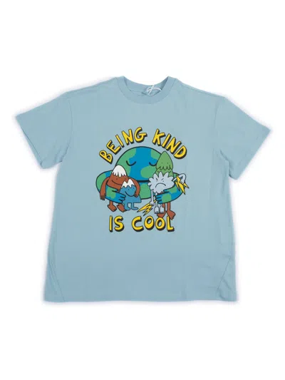 Stella Mccartney Kids' T-shirt/top In Blue
