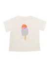 Stella Mccartney Girl's Ice Cream Logo-print Graphic T-shirt In White