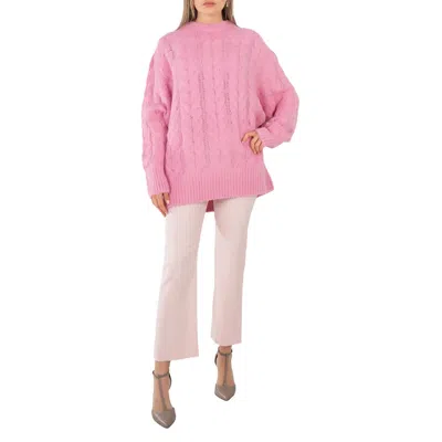 Stella Mccartney Tailored Cropped Pants, Brand Size 34 (us Size 0) In Pink