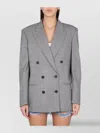 Stella Mccartney Tailored Jacket Double-breasted Design In Gray