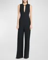 STELLA MCCARTNEY TAILORED JUMPSUIT WITH CHAIN DETAIL