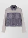 Stella Mccartney Tailored Panel Jacket Adjustable Straps Design In Gray