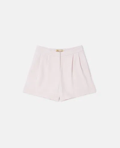 Stella Mccartney Tailored Pleated Shorts In Pink