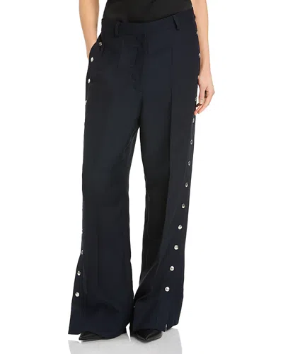 Stella Mccartney Tailored Snap Pants In Blue