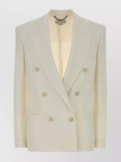 STELLA MCCARTNEY TAILORED WOOL BLAZER FEATURING STRUCTURED SHOULDERS