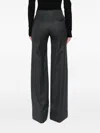 Stella Mccartney Tailored Wool Trousers In Black