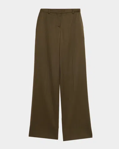 STELLA MCCARTNEY TAILORED WOOL WIDE-LEG TROUSERS