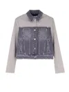 Stella Mccartney Tailored Panel Jacket Adjustable Straps Design In Gray