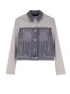 Stella Mccartney Tailored Panel Jacket Adjustable Straps Design In Gray