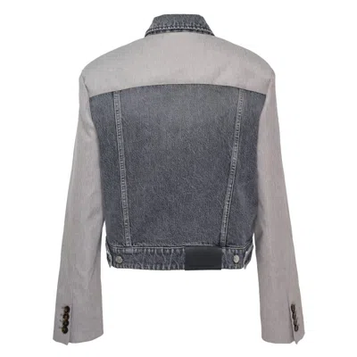Stella Mccartney Tailoring Mixed Jacket In Gray