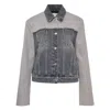 Stella Mccartney Tailored Panel Jacket Adjustable Straps Design In Gray
