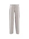 Stella Mccartney Tailoring Mixed Trousers In Gray