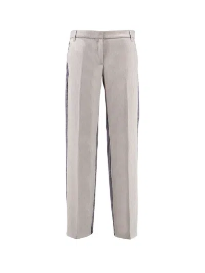 Stella Mccartney Tailoring Mixed Trousers In Multi