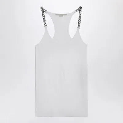 STELLA MCCARTNEY STELLA MCCARTNEY TANK TOP WITH CHAIN STRAPS