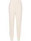 Stella Mccartney Tapered-leg Jogger Trousers In Gesso