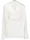 Stella Mccartney Tassel Draped Top In White